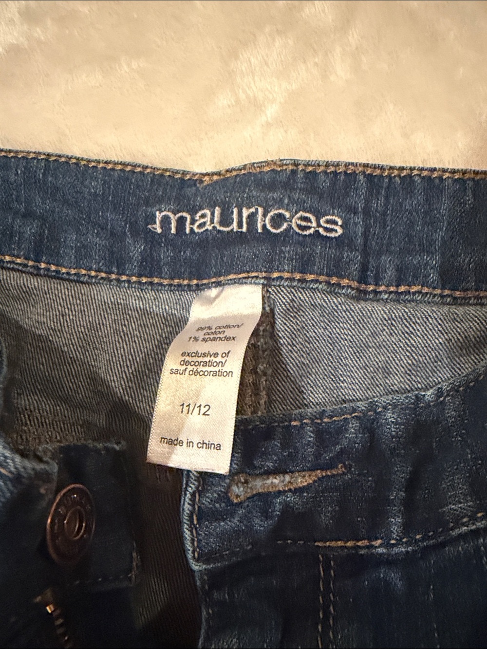 Maurices Women's Indigo Stretch Denim Jeans